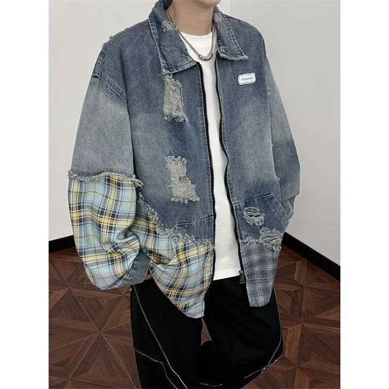 JY569-P80高街潮牌港风日系原宿风韩版潮流宽松夹克网图，男装夹克，星座1501-3