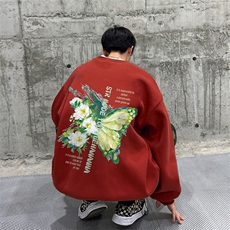 抖音供货、复合重磅360克现货圆领卫衣宽松D223A-YL2347-特P28，男装卫衣，电商019-1