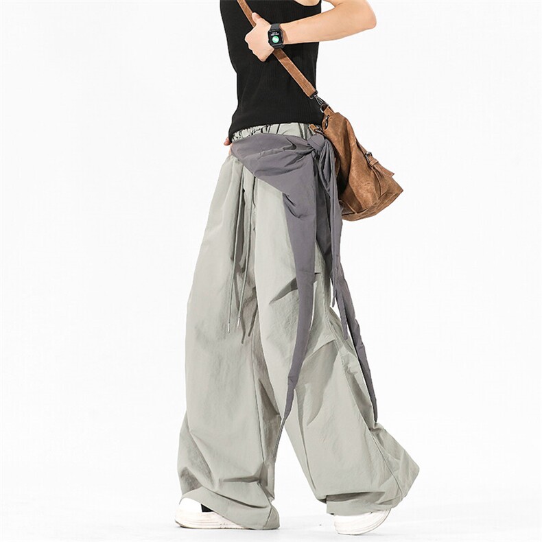 ！美式多穿可拆卸腰带抽绳速干伞兵休闲裤，男装休闲裤，星座617C