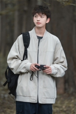 新款飞行夹克男美式复古棒球服外套高街潮牌CYJK9269P-75控价109，男装夹克，电商A128