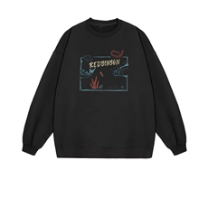 2025年秋季通勤套头小鱼时尚百搭通勤简约休闲，女装卫衣/绒衫，花可