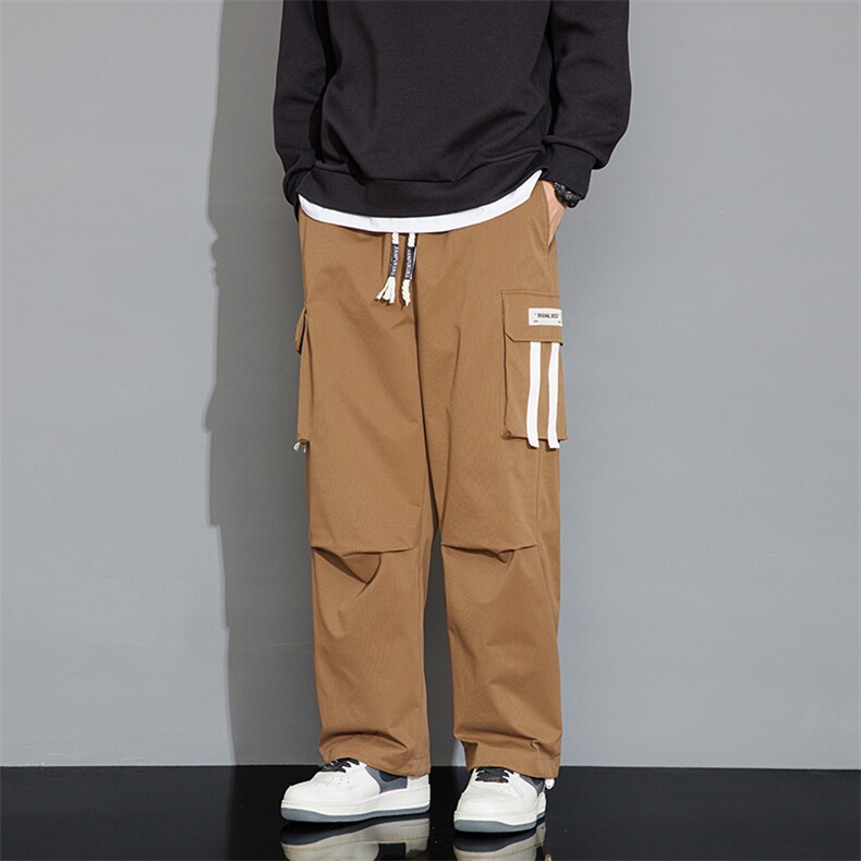 新款黑色工装裤男士春秋款A068-JSK204-TP48，男装工装外套，电商A068