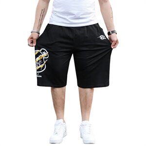 大码短裤男新款加肥加大夏季休闲短裤胖子大号个性五分裤589款图片