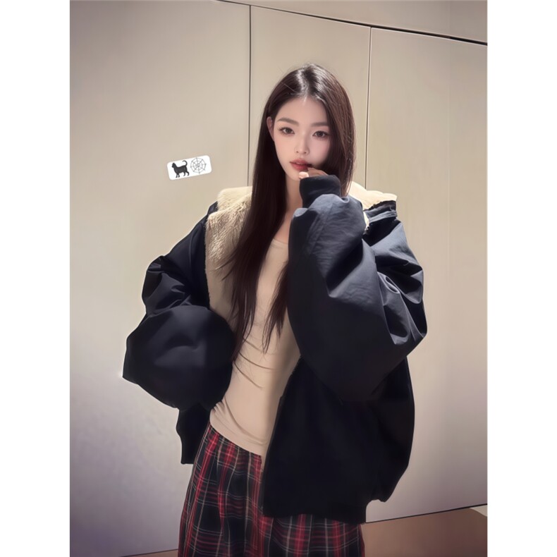 双面穿兔毛绒棉衣冬季连帽棉衣cleanfit棉服外套网图MY922-P105,男装棉衣,星座1001-1