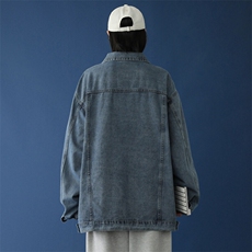JK920-p65-限价98现货毛毯平铺港风大码牛仔ins外套cityboy，女装短外套，星座116