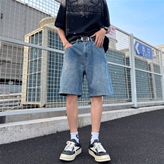 2024美式牛仔裤男款春季短裤潮M2062P38，男装牛仔裤，星座1116-2