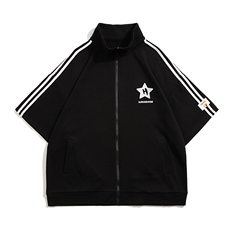 白底23新款夏季时尚百搭短袖T恤宽松潮流短裤套装TZ666P85控108，男装牛仔裤，电商A247-1