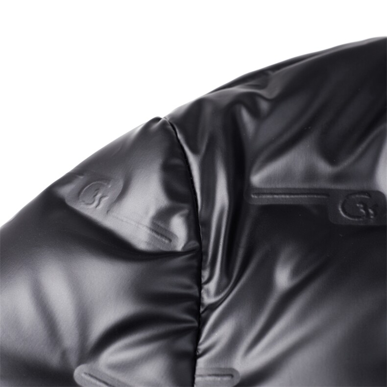 中年男脱卸帽亮面羽绒服男冬装外套白鸭绒爸爸装上衣XXH2065-P280，男装羽绒服，电商B212（原钱塘6029）