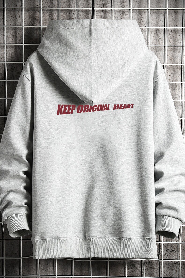 KS21071-P38连帽开衫卫衣男运动外套大码班服网格挂拍,男装卫衣,电商A040A