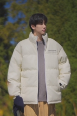 港风潮牌新款亮皮防水立领棉服潮流保暖棉衣M083S-P100控139，男装棉衣，星座717