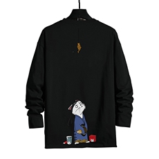 TX3014-P25纯长袖t恤男大码圆领打底衫体恤上衣服，男装T恤，电商A040A