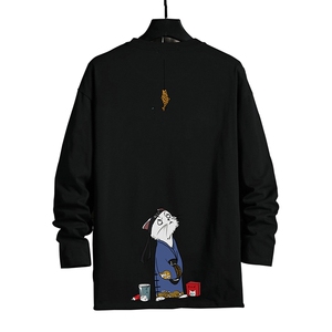 TX3014-P25 纯长袖t恤男大码圆领打底衫体恤上衣服图片