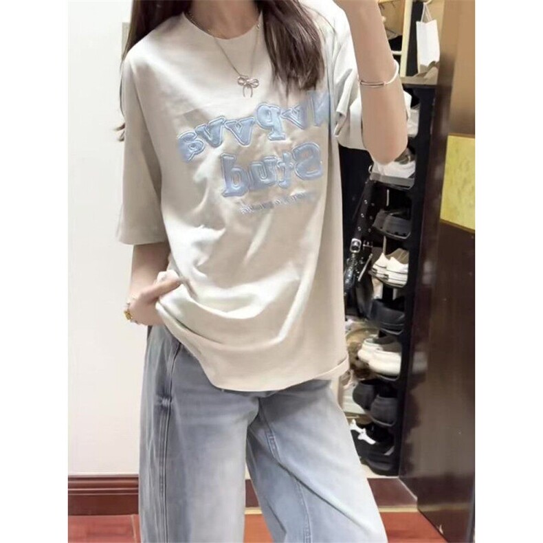 原版贴绒刺绣纯棉短袖ZX0225-P35,男装T恤,星座313A(原308A-2)