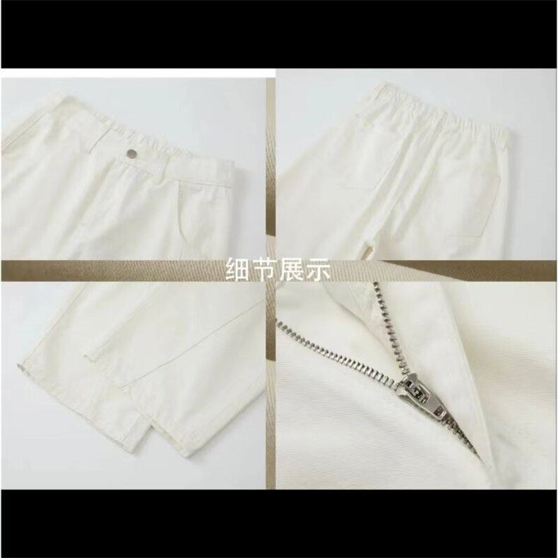 抖音现货弯刀裤美式复古工装裤男女高级感宽松裤子KZ009P45,男装工装外套,电商D325