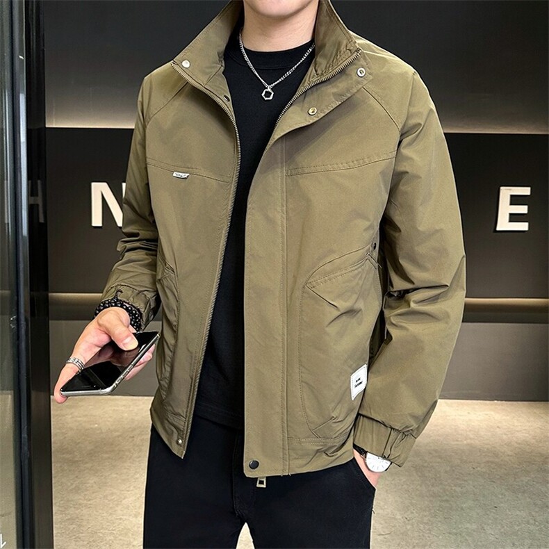 2025春季男士时尚休闲百搭夹克薄款青年休闲外套507A-JK407-P85,男装夹克,星座507A（原星座306B-2）