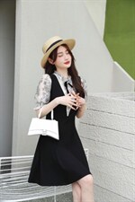 2022夏季新款韩版修身连衣裙，女装连衣裙，衣佳佰分(1F)