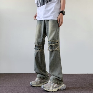 2024美式牛仔裤男款直筒长裤潮 N9077 P43图片