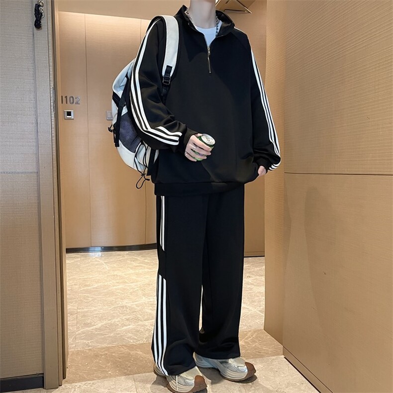 现货套装2026春季新款男士休闲大码卫衣运动裤外套上衣TZ595,男装T恤,星座1816-3（原1210-3）