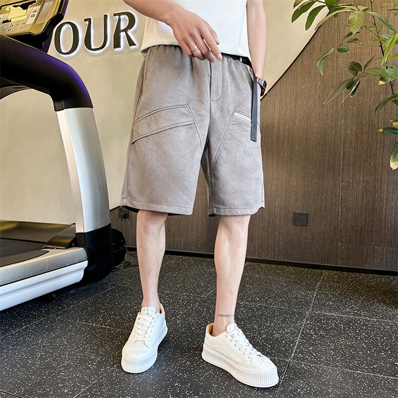 品质短裤男夏季男士休闲裤子裤宽松日系五分裤直筒裤DK23p50控68,男装牛仔裤,电商B413