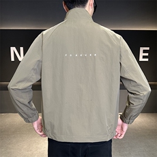 2025新款秋季夹克外套男士立领衣服潮流新品男装上衣A225-6801，男装夹克，电商A225