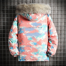 MC49143-P135日系潮衣男大码派克服男工装服外套袄，男装棉衣，电商A040A