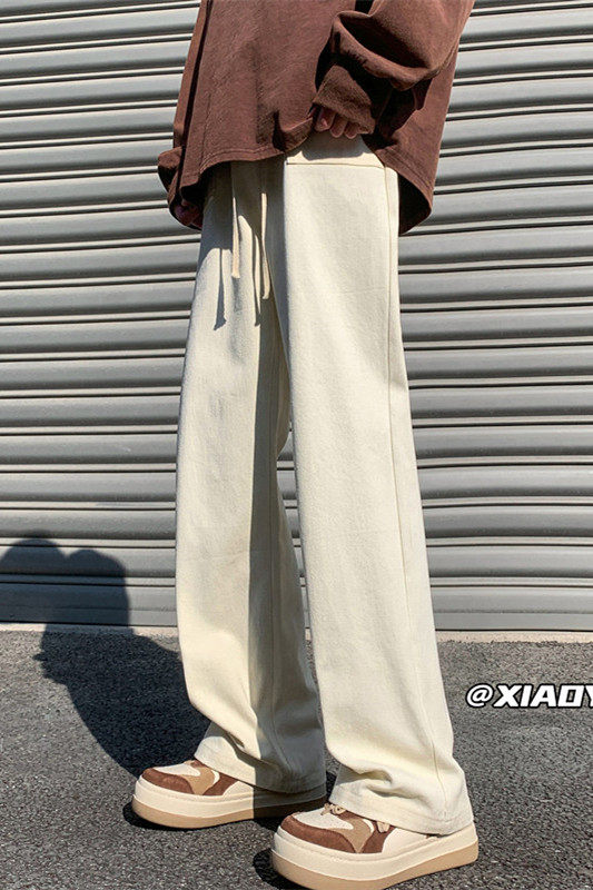 XZ616早秋季新款纯棉百搭宽松直筒休闲裤TY519P45控58,男装休闲裤,星座512A（原616）