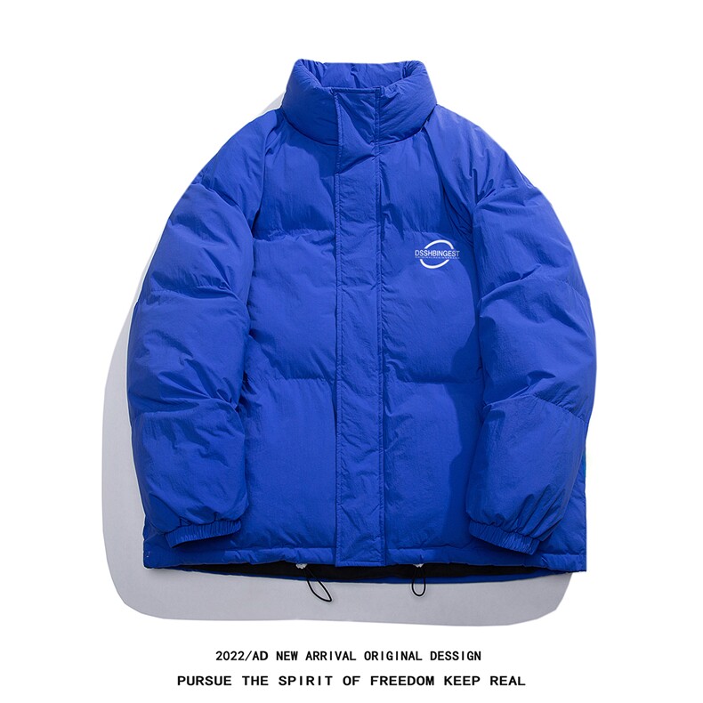 新款平铺时尚字母印花面包服白鸭绒羽绒服A247-YR81810P195控258，男装羽绒服，电商A247-1