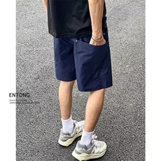 美式潮牌大口袋工装短裤男休闲夏季速干薄款五分裤子DA1119-P38，男装牛仔裤，星座208-5