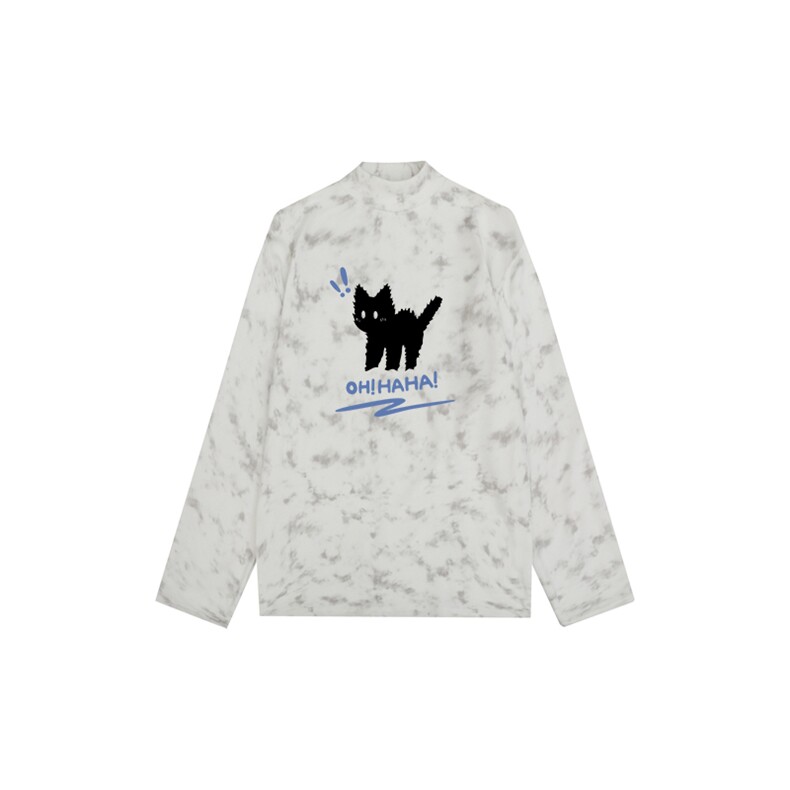 260克重磅扎染德绒半高领打底衫【有货】HD019-DR25525RB-P25图片