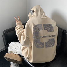 抖音供货、复合重磅360克现货连帽卫衣宽松D223A-WY23100-特P35，男装卫衣，电商019-1
