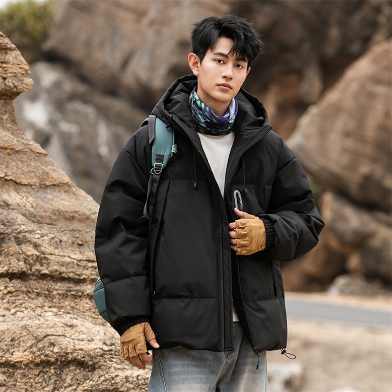 311B-1-YZ-9232-P208控359潮牌提花情侣百搭立领羽绒服抗皱风防，男装羽绒服，星座311B-1