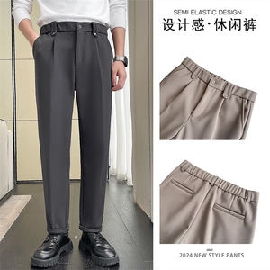 轻熟风~2025冬季速哲同款重磅加绒毛呢休闲裤 X38/P75图片