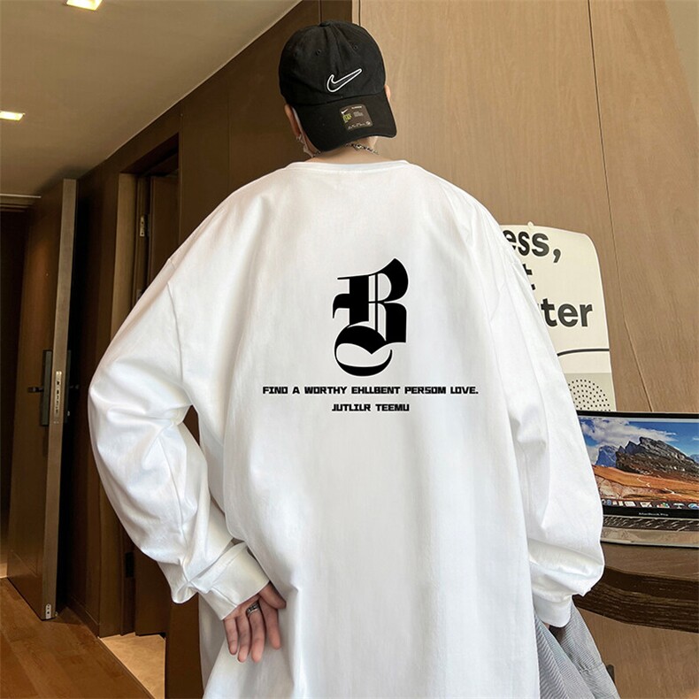 抖音得物供货量大从优可提供视频美式长袖T恤CT681特P25,男装T恤,电商A486