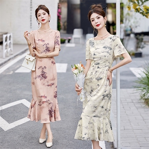 超好看高端精致连衣裙2026夏季新款大码女装衣服法式气质连身裙子图片