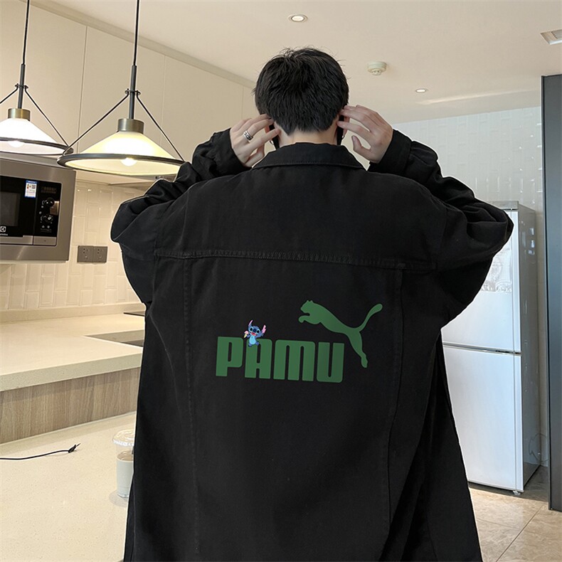 牛仔夹克男大码牛仔外套男茄克 NJ77227-P60加绒款-P75图片