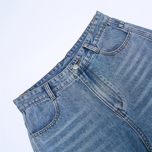 潮牌高街直筒牛仔裤潮流宽松休闲裤A161-K5006-P65118元图片
