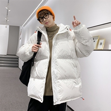 情侣风2026冬季新款90%白鸭绒连帽羽绒服男XZ109-Y1266-P218，男装羽绒服，星座109