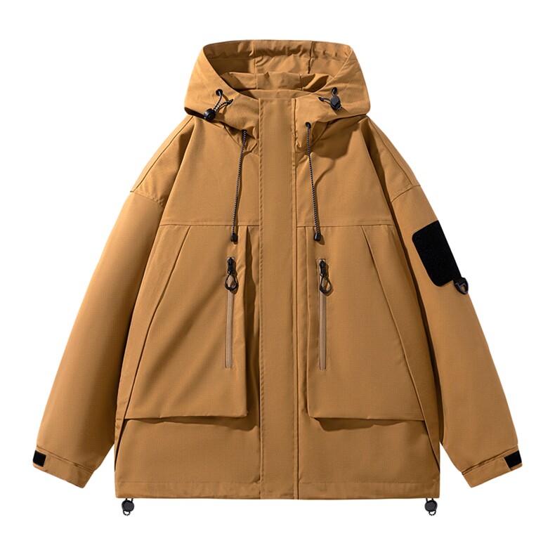 春款现货三防户外夹克男连帽冲锋衣外套DSA157B-J127-P65,男装夹克,电商A157B