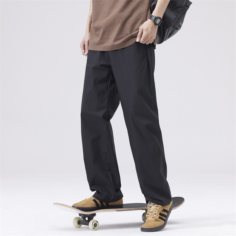 休闲裤男春夏款工装纽扣裤腰宽松直筒美式复古阔腿裤DY5007-P65，男装工装外套，电商A178-1
