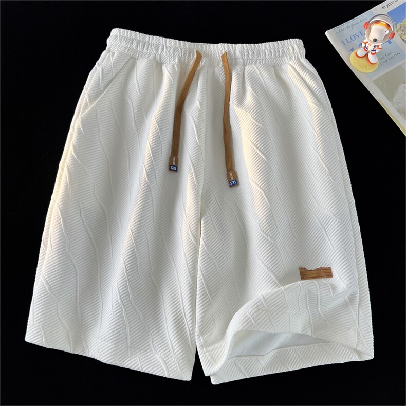 23新款美式肌理感贴标宽松短裤A316-1-k1130p35控48,男装牛仔裤,星座906（原电商a316-1）