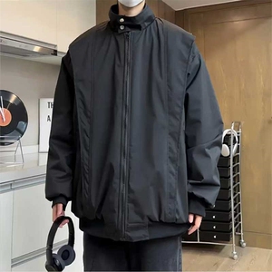 网络图开春派克服夹克冲锋衣双开立领防水显高夹克外套JK2489 P70图片