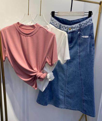 现货：夏日单品。九色任意挑选，随意百搭。面膜手感，高弹。，女装，金川古韵