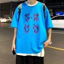男圆领T恤宽松短袖T515P30，男装T恤，星座1116-2