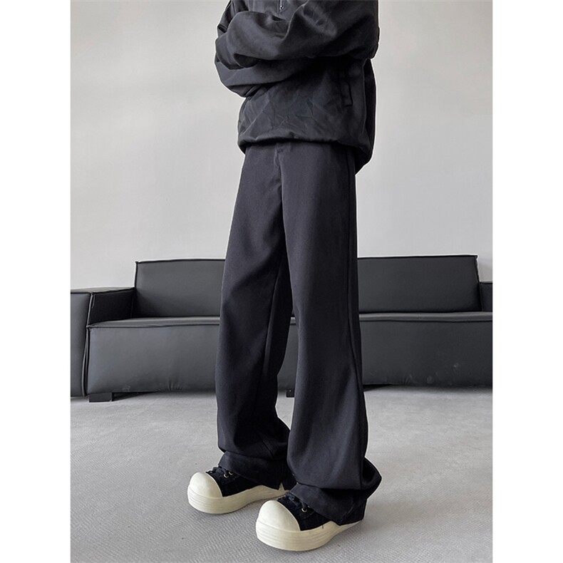 港风cleanfit休闲裤西裤微喇长裤阔腿裤A014-DY25015-P50控68,男装西裤,电商A014