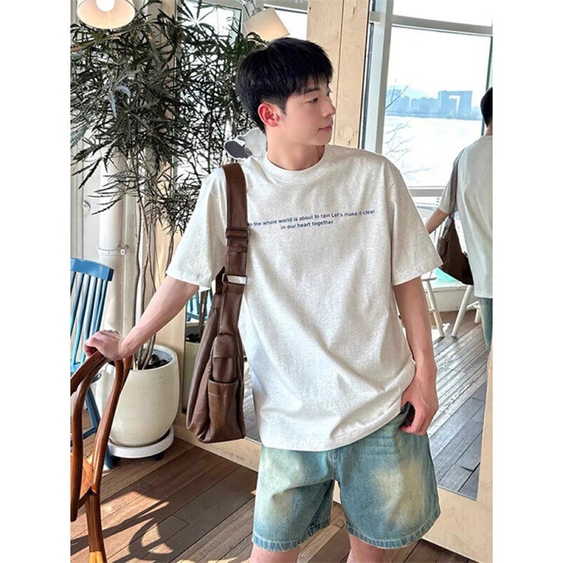 复古蓝牛仔短裤DK0395-P42,男装牛仔裤,星座313A(原308A-2)