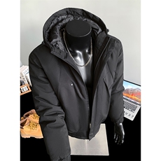 冬季冲锋棉衣男加厚加棉户外棉服棉袄连帽刺绣潮A266-MY8011-P75，男装棉衣，电商A266