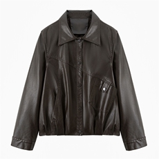 【秋季女装新款】大量现货短款皮衣外套P-110，女装皮衣，简古