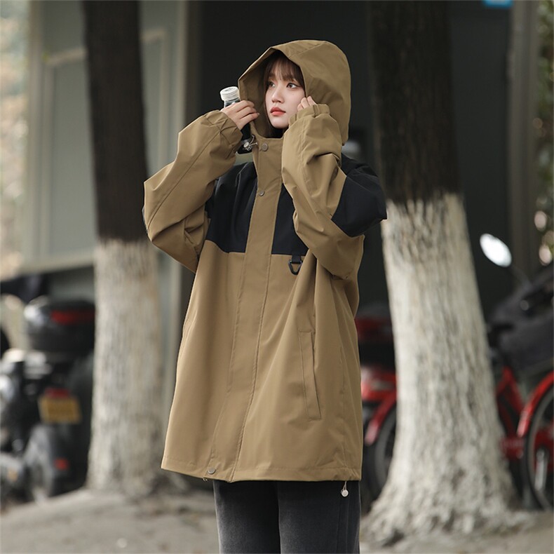 Cityboy情侣时尚连帽冲锋衣外套夹克团体班服,男装夹克,星座301D-5(原星座1415）