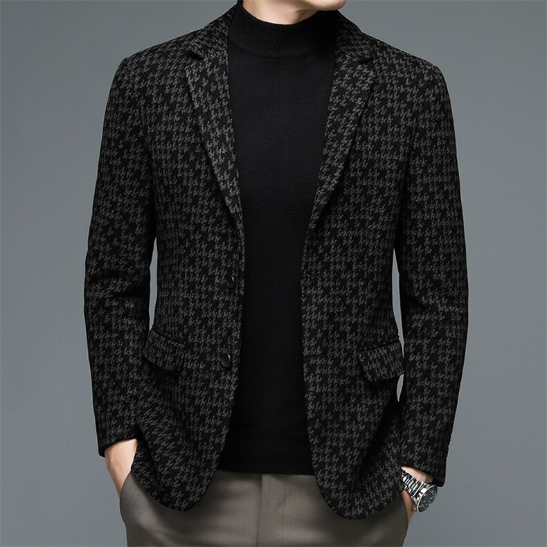 新款2023春秋季男式装西服外套商务休闲男单西中年时尚百搭外套，男装西服，电商B212（原钱塘6029）
