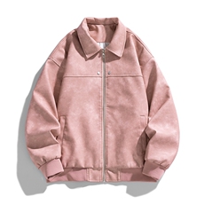 中性风机动皮衣光板二开翻领皮夹克，男装夹克，星座309（原A406）